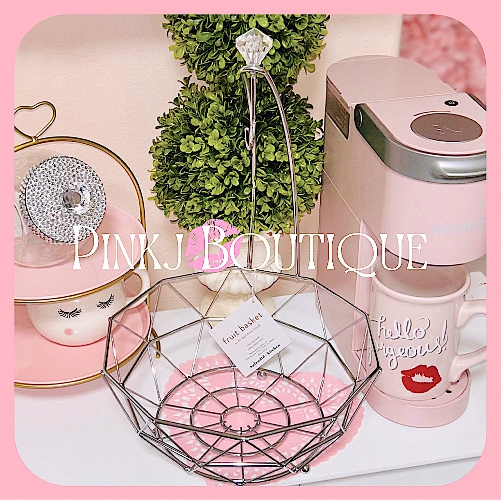 💗🏡{Fruit Basket} Rhinestone Top | Banana Hook | Unique Kitchen Glam Decor!